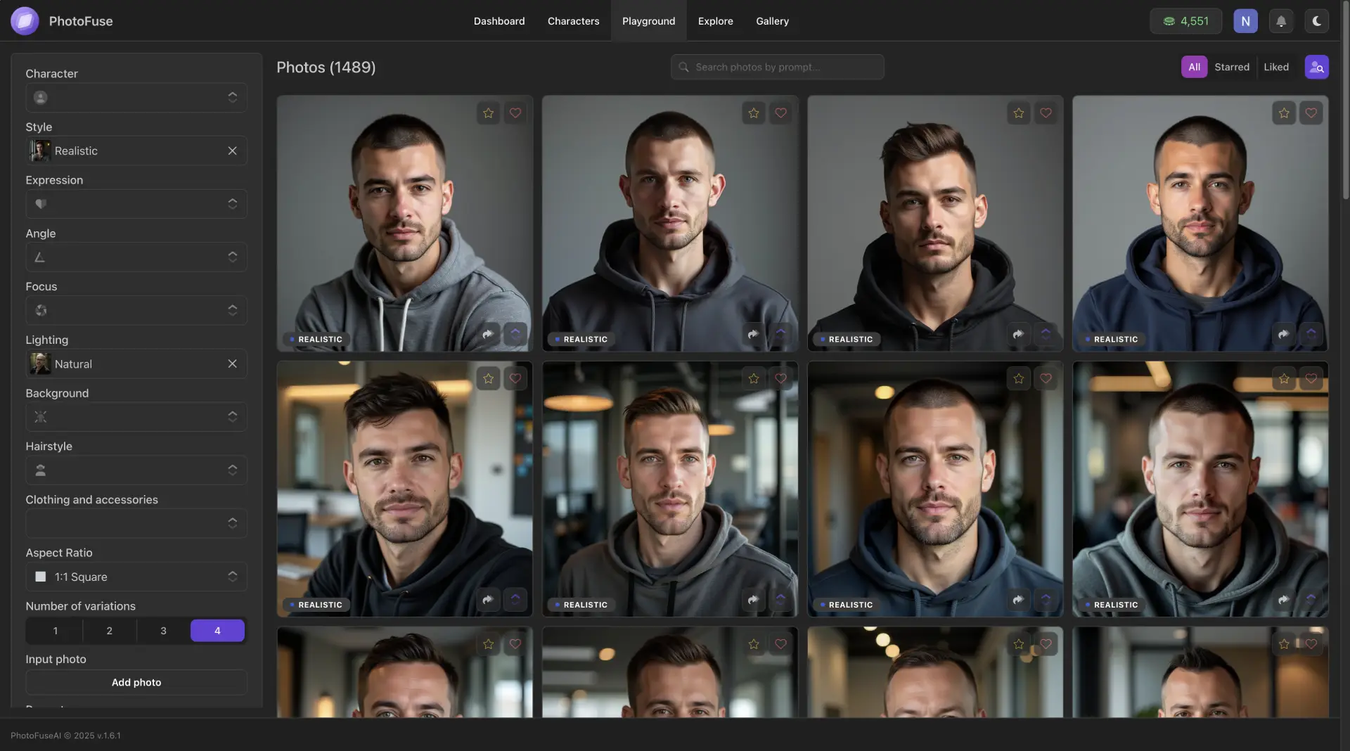 PhotoFuse Walkthrough